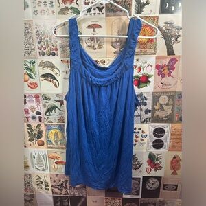 XL studio by Liz Clairborne blue tank top. Perfect condition.